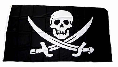 Fahne flagge pirat säbel - fahne,