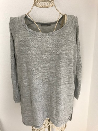 Pullover long pulli - -, grau