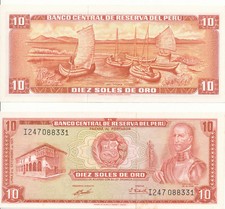 Peru - 10 Soles de Oro 1971