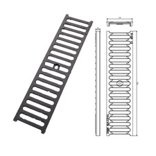 Gussrost 0,5 Meter - B125 -