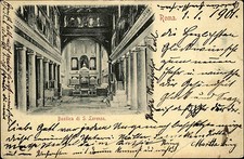 Rom Roma Italien Italia 1900 Basilica di San Lorenzo Basilika Kathedrale Kirche