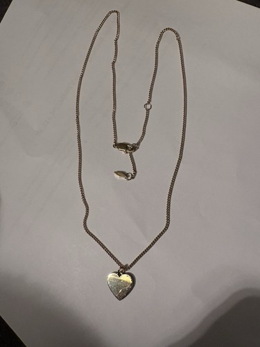 Fossil halskette mit - halskette, herz-
