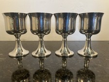 Vintage versilberte Kelche Set