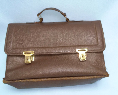 Alte leder aktentasche - alte,