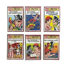 Lego Piraten MCs Ganze Serie 1-6 Europa Kassetten 1 / 2 / 3 / 4 / 5 / 6 - LA6