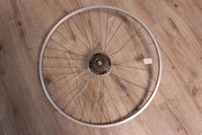 28 Zoll Alufelge Grünert:522x21C Shimano MF-TZ21 Hinterrad 8# 7Fach Schraubkranz