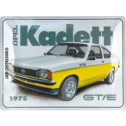 Relief blechschild opel - relief-blechschild, "opel