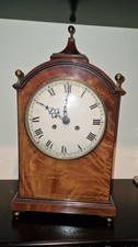 Bracket Clock Mahagoni, 51x 28 cm, 8 Tage Werk, 1/Std. Schlag, um 1890