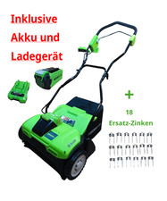 Greenworks  Akku Vertikutierer
