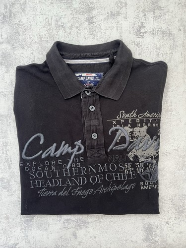 Camp david poloshirt langarm - david,