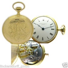 PATEK PHILIPPE GENEVE OHNE SEKUNDE TASCHENUHR 18KT GOLD ca. 33,5 mm von ca. 1893