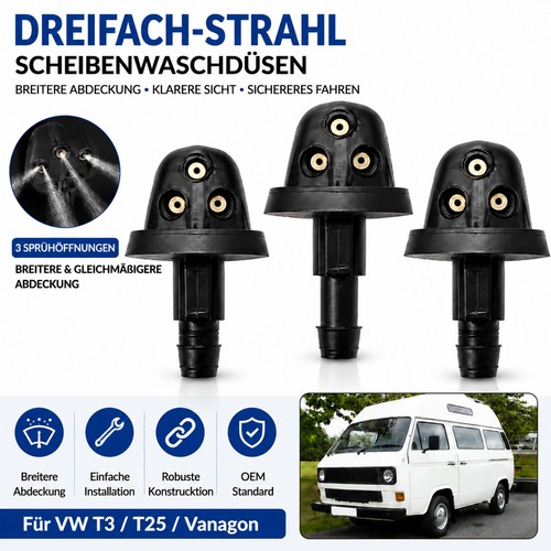 Scheibenwaschdüse strahl - scheibenwaschdüse, 3-strahl