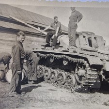 Foto 2WK Wehrmacht Technik Pz.Kpfw. III Panzer 3  [M10]