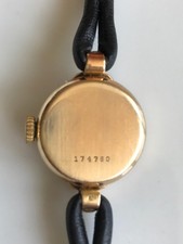 Vintage Dugena Art Deco 585 Gold 14kt Swiss Made Armbanduhr Handaufzug Uhr läuft