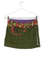 MOSHIKI Rock Minirock zum Wenden Muster D 36 multicolor