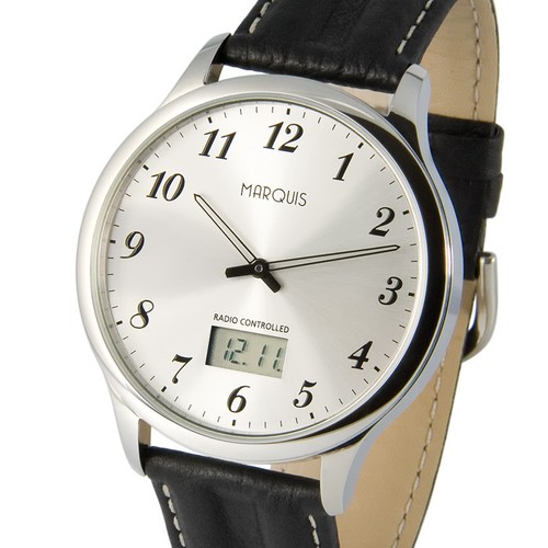 Elegante herren funkuhr - elegante,