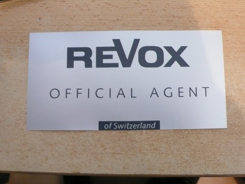 Revox logo aufkleber neu - revox,