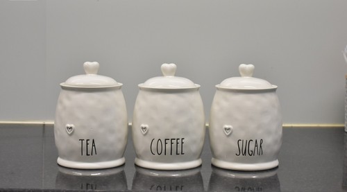 3er set keramik tee kaffee - 3er, &