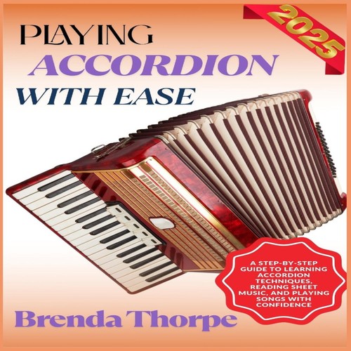 Playing accordion with - with, a