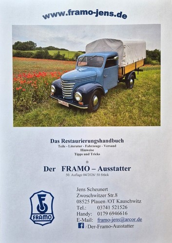 Restaurierungshandbuch framo - restaurierungshandbuch,