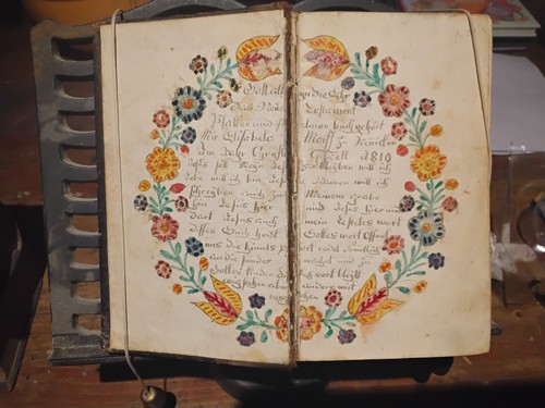 Gebetbuch fraktur manuskript - gebetbuch,