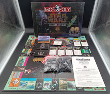Star Wars Monopoly Sammler Ausgabe Parker 1997 90er retro vtg geprüft komplett