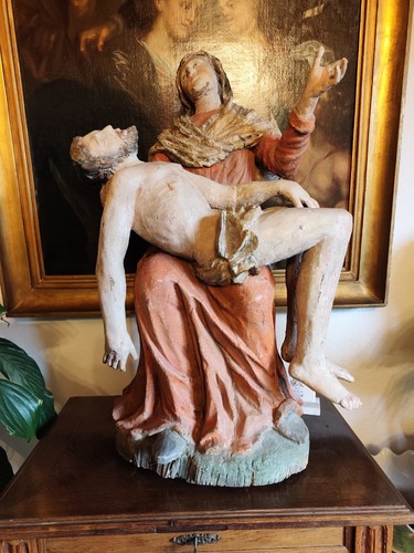 Barocke pieta heiligenfigur - barocke,