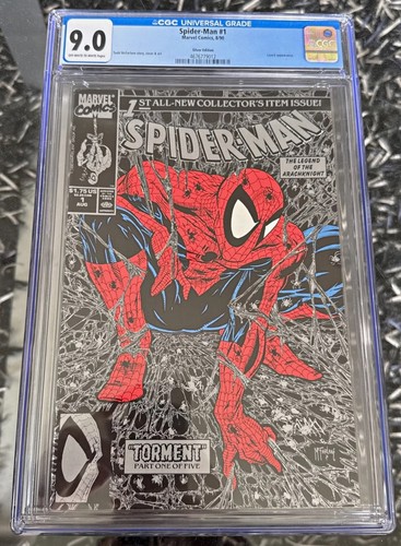 Spider man cgc 0 - 9.0, silver