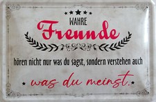 Blechschild Schild 20x30 cm -