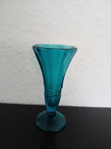 Vase glas blau türkis - blau,