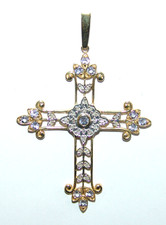 Kreuz - Anhänger Gold 585