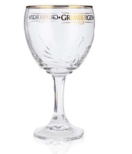 6x Grimbergen Glas Pokal Kelch
