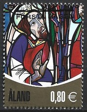 Aland - Kirchenfenster gestempelt 2010 Mi. 332