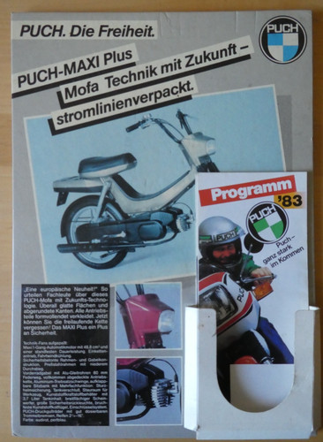 Original puch papp aufsteller - original,