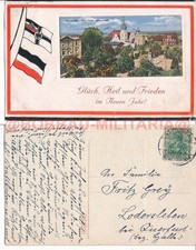 H187 Alte AK PK Grünberg Schlesien Kaiser-Wilhelm-Platz Zielona Góra Polen gelau