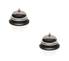 2x Rezeptionsglocke, Glocke