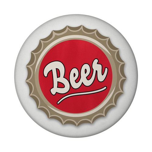 Beer magnet rund - magnet,