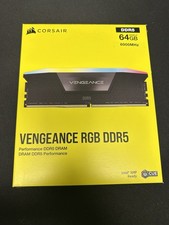 VENGEANCE® RGB 64GB (2x32GB) DDR5 DRAM 6000MT/s CL30 Memory Kit — Black