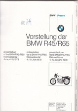 Vorstellung der BMW R45 / R65