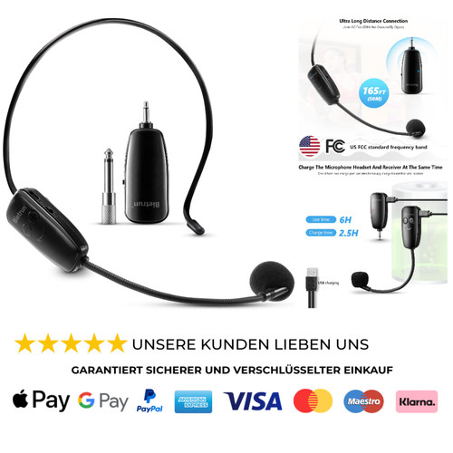 Drahtloses mikrofon headset - drahtloses, 2