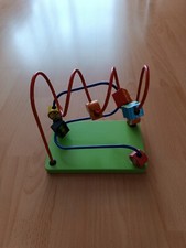 Motorikschleife Auto Holz Baby Spielzeug