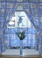 Scheibengardine   Motiv Sterne 6 tlg. Set Landhausstil.Winter  Tilda. Neu.