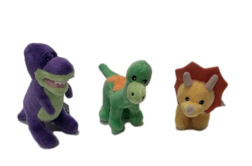 Plüsch dinosaurier set - 3, er