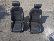 Orig Audi A4 B7 Avant S-line teillledersitze mit sitzheizung mit Türpappen 