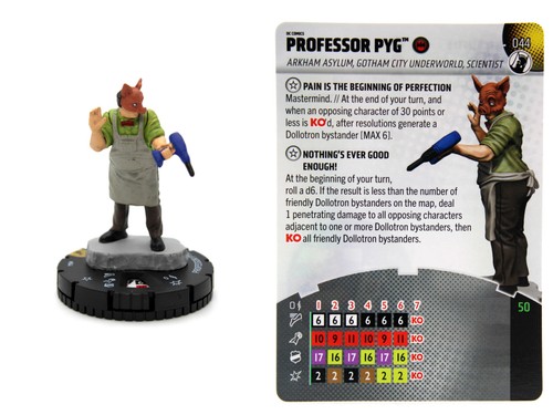 Heroclix 044 professor pyg - heroclix,