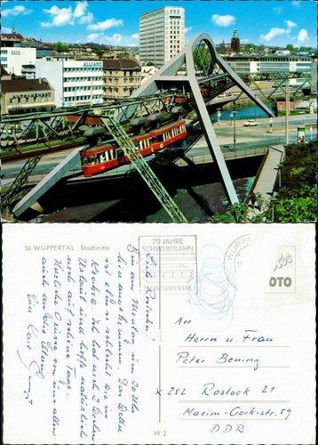 Ansichtskarte wuppertal - ansichtskarte,