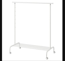 IKEA RIGGA Garderobenständer, Kleiderständer, Rollständer, 502.316.30