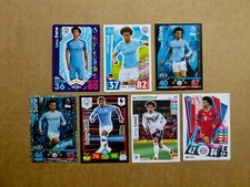 Topps Match Attax Panini Cards x7 - Leroy SANE - inkl. Manchester City PL Rookie
