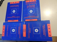 4 x Manual diagnostic Werkstatthandbuch Dodge Daytona Chrysler LeBaron 1993