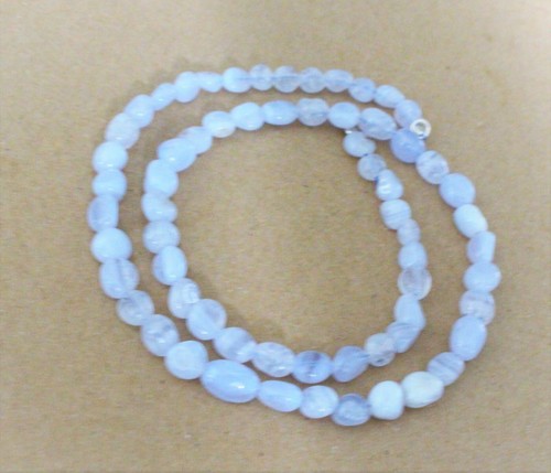 Chalcedon linsen oval - linsen-,